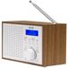 Denver DAB-46WHITE Internet Radio - DAB/DAB+/FM - Brown/White