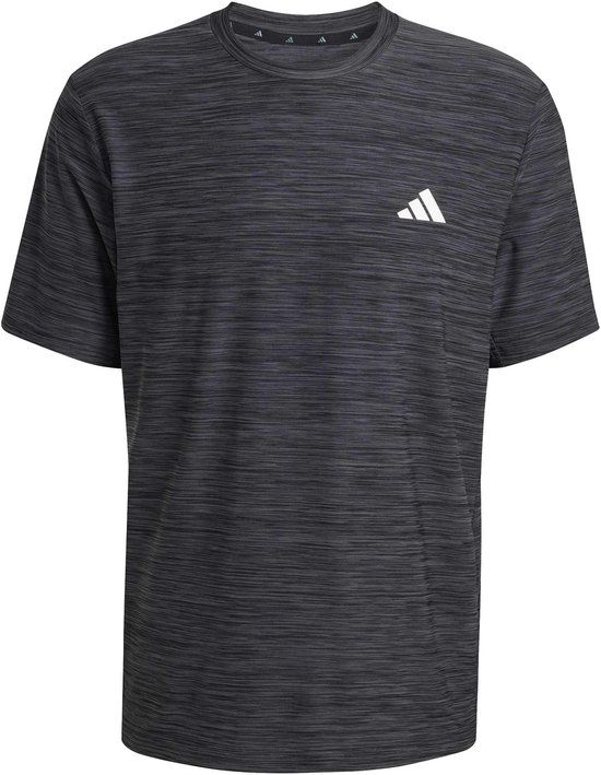 ADIDAS - we flex t - Trainings t-shirt korte mouw heren - Zwart, wit
