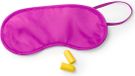 Merkloos / Sans marque Makito Western Europe Slaapmasker met oordoppen - Roze - Verduisterend travel masker - kinderen en volwassenen