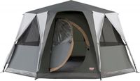 Coleman Octagon 8 persoons tent met 360° view - volledige stahoogte - grijs