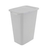 SUNDIS Pixel, wasmand 50l, met deksel, gebroken wit