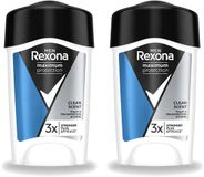 Rexona Men Maximum Protection Clean Scent Stick anti-transpirant - 2 x 45 ml