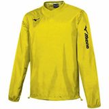 Mizuno Team Sendai TRA Rain Jas Heren Neon Geel Maat M