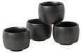 Ensemble de 4 petites tasses à expresso en céramique de 5 oz, de style rustique