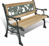 vidaXL Kindertuinbank 84 cm hout
