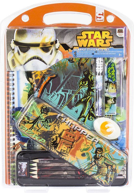 Star Wars Rebels Schrijfset - Kleurenmix - Kunststof