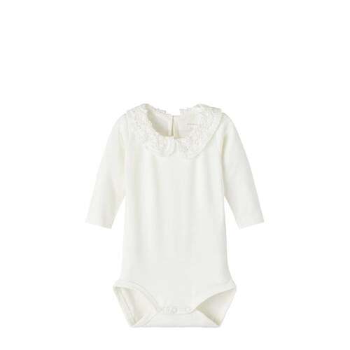 NAME IT NAME IT BABY romper NBFTYLLA wit
