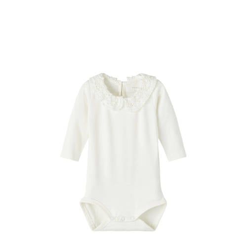 NAME IT BABY romper NBFTYLLA wit