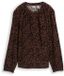 Tom Tailor Blouse met luipaardprint - Maat 38 - brown black small leo print