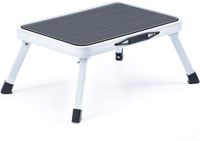 Ibenzoa® Tabouret pliant avec antidérapant et poignée