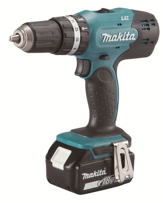 Makita 18 V Accu-klopboor-/schroefmachine DHP453RFX8 - 1x 3,0 Ah Li-ion LXT, lader