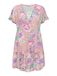 ONLY Jurk 'PARIS' geel / jade groen / lila / oudroze
