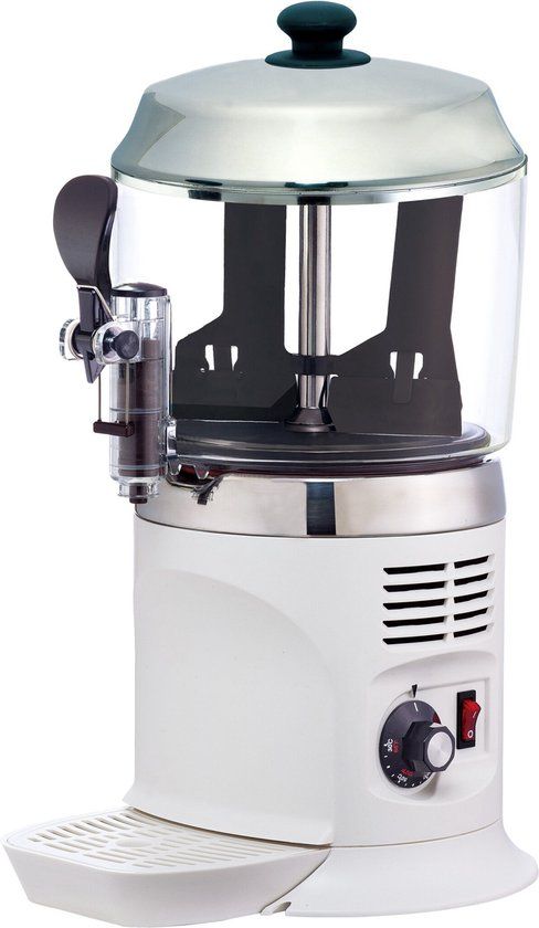 Saro NINA Chocolademelk Dispenser - Wit - 5L