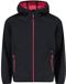 CMP Meisjesjack met capuchon, 6 jaar, Polyester, Winddicht, Lange mouw, Antracite/Peony