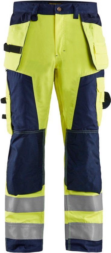 Blåkläder Werkbroek High Vis 1568-1811 - High Vis Geel/Marineblauw - C52