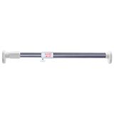 Hershii Uitbreidbaar raam douchegordijn spanstang ovaal hoofd kleding opknoping bar rail voor kast garderobe, geen boren, 25,4 mm pijpdiameter