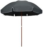 vidaXL Parasol met stalen paal 300 cm antracietkleurig