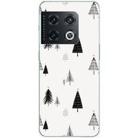 OnePlus Beschermende siliconen case compatibel met OnePlus 10 Pro 5G, elegante dennenboom
