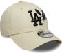 New Era Los Angeles Dodgers 9Forty Cap Grijs Katoen Volwassenen Mannen Lente/Zomer