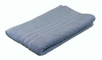 Gözze - Elegante douchehanddoek, Sylt, 100% katoen, dichte basisstof (440 g/m²), 70 x 140 cm - duifblauw
