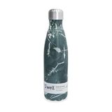 S'well Roestvrijstalen waterfles 17 oz groen gebladerte drievoudig gelaagde vacuüm geïsoleerde containers houdt dranken koud voor 36 uur en warm voor 18 uur, perfect voor onderweg
