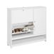 SoBuy FSR114-W meuble à chaussures ouvert