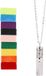 Allecto plus - Collier d'aromathérapie avec huile essentielle - Pendentif flacon nuage - 10 dosettes de recharge - Acier inoxydable - Utilisable derrière une vitre pour femmes et hommes