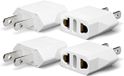 Bol set van 4 reisadapters EU naar VS - universele stekker voor Amerika, Canada en Mexico