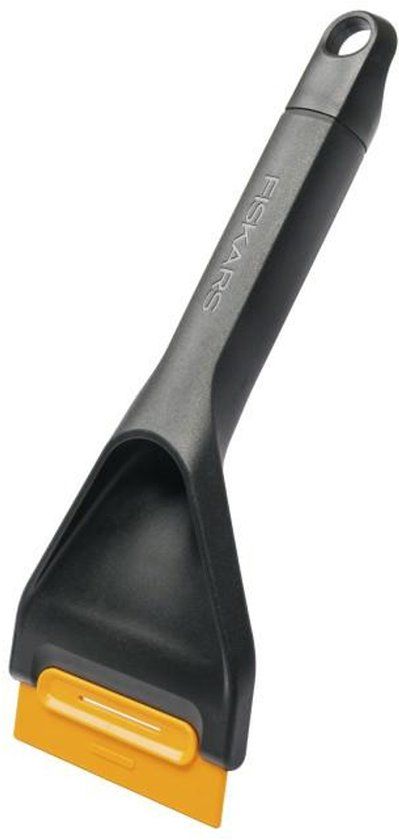 Fiskars Solid Serie - Dubbele Auto Schraper - Inwisselbaar Mes - Ergonomische Handgreep