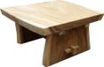 AVH-Outdoor Tuinmeubelen Boomstamtafel 90x90xH49 cm – bladdikte 8 cm