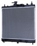HELLA Radiateur voor motorkoeling, met gesoldeerde koelribben, afmetingen 380 x 448 mm, geschikt voor onder andere de NISSAN MICRA