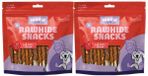 Braaaf 2x Hondensnack Rol Sticks Kip 12,5 cm 300 gr
