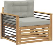 vidaXL Buitensofa Polyester Wit