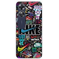 Oppo Case A17 Nike Air Kleurrijke Stijl Just Do It Pikachu Goku Maniacase