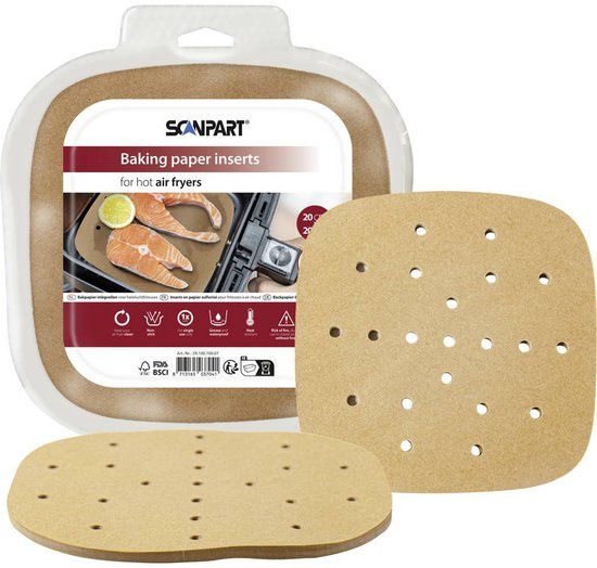 ScanPart 2910070007 Heteluchtfriteuspapier perf. 20 x 20 cm.