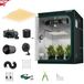 TS-Kit Set de culture complète - 150 x 150 x 300 cm - LED spectre complet - Dimmable - Système de ventilation - Filtre à charbon actif - Tissu Oxford 1680D