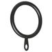 Bulk Hardware bh06185 gordijnstang ring vast oog zwart metaal binnenafmetingen 50 mm OD 60 mm, set 8 stuks