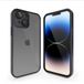 Coverzs iPhone 13 hoesje clear soft case camera cover (zwart)