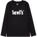 Levi's Fille Ls Poster Logo Haut Noir Taille: 12Y