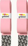 Gribbid Progrip - Hockeystick Grip - Zeemgrip - The Original Dutch Chamois - 2pack Licht Roze