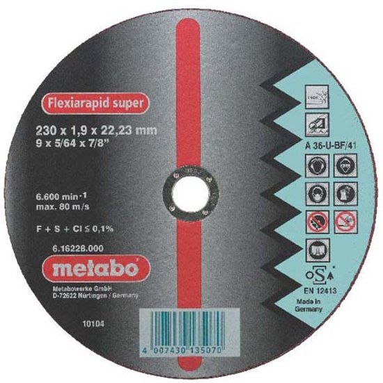 Metabo Doorslijpschijf Flexiamant 150x1 6mm inox A46-U