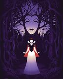 Komar Disney Snow White Evil Queen wandafbeelding voor kinderkamer, 40 x 50 cm