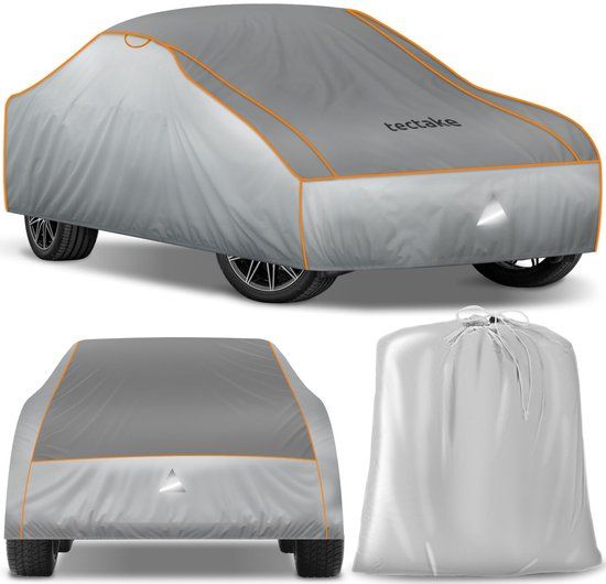 tectake® - Autohoes waterdicht - ademend - Hagelbescherming - 533x 178x 120cm - Extra Large - 405169