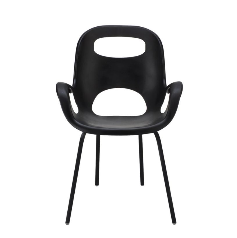 Umbra Oh Stapelbare Stoel - Zwart - 60.96 x 86.36 x 58.42 cm - 320150-038