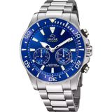 Jaguar J888/A Polshorloge Hybride Heren Connected Blauw Staal Saffierglas 20 ATM