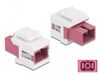 Delock Module Keystone SC Simplex femelle vers SC Simplex femelle violet / blanc