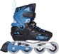 Playlife Flash Skates Junior (verstelbaar) zwart - blauw