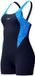 Speedo Eco+ Hyperboom Splice Legsuit Dames Zwempak Maat 40 Donkerblauw/Blauw