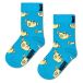 Happy Socks Chaussette Blowfish Enfant - Unisexe - Bleu