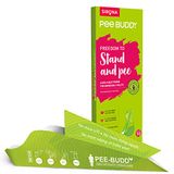 PEE BUDDY Urinal aus Pappe | Pipi-Trichter für Frauen | Pinkeln im Stehen | Antibakterielle Urinierhilfe | Einweg & Tragbar für Reisen, Camping & Outdoor | 10 Stück
